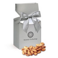 Extra Fancy Jumbo Cashews in Silver Gift Box